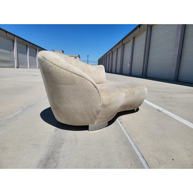 1990s Petite Cloud Sofa Vladimir Kagan Attributed For Sale - Image 9 of 13