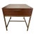 Mitchell Gold + Bob Williams Allure Mid-Century Walnut and Brass Side Table For Sale