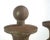 Heavily rusted carved cast iron newel posts with an attached bolt plate on the bottoms. There is expected wear. This is...