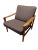 1960s Mid-Century Modern Scandinavian Teak Lounge Arm Chair For Sale - Image 5 of 12