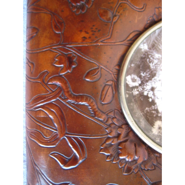 Late 19th Century French Art Nouveau Leather Picture and Frame Album For Sale - Image 9 of 17