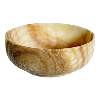 Vintage Minimalist Onyx Bowl, France, 1950s For Sale