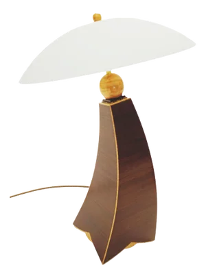 Ziricote Jazz Inspired Lamp