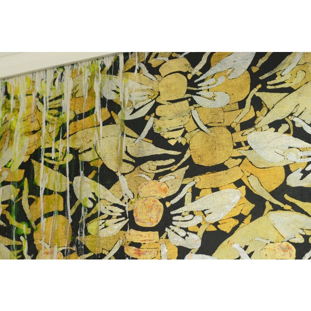 Early 21st Century Lola Vitelli, Aria di Miele, 2021, Mixed Media on Canvas, Framed For Sale - Image 5 of 11