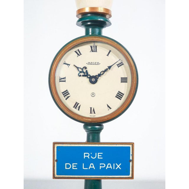 Table clock jaeger rue de la paix, 8 days origin switzerland period 1950s brand jaeger model rue de la paix, 8 days...