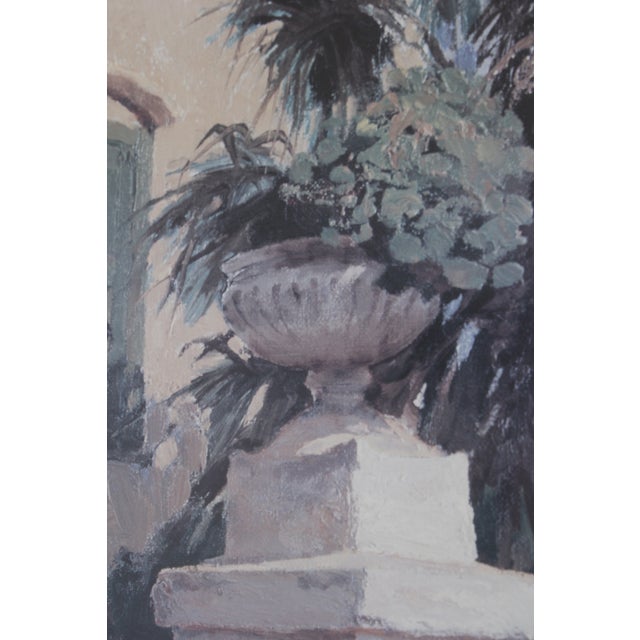 Large Framed Art Print of Gate & Foliage For Sale - Image 10 of 14