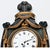 French 19th Century Painted and Parcel Gilt Cartel Wall Clock For Sale - Image 11 of 12