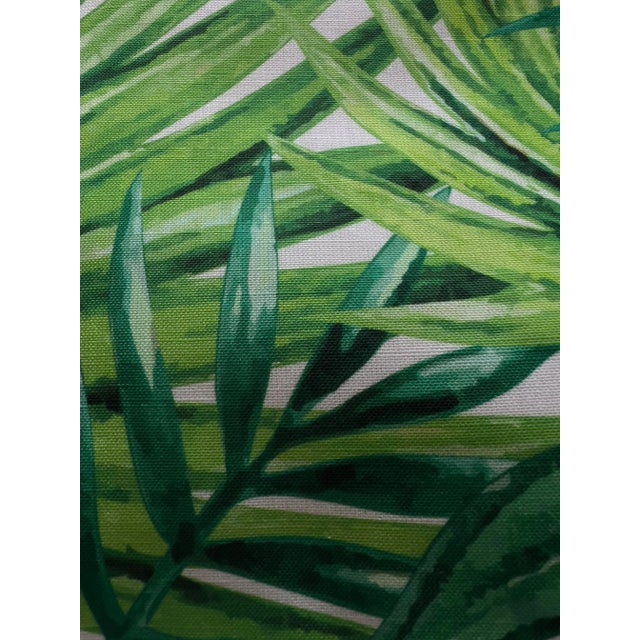 Contemporary Miami Palm Leaves Pillow Cover For Sale - Image 9 of 11