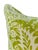 Vintage Chartreuse/Cream Abstract Floral Pillow For Sale - Image 9 of 9