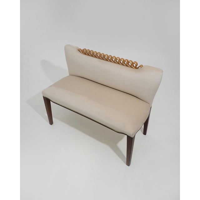 Bench by Osvaldo Borsani for Atelier Borsani Varedo, 1940s For Sale - Image 6 of 12