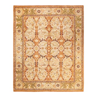 Mogul, One-of-a-Kind Hand-Knotted Area Rug in Brown, 8' 2" x 9' 10" For Sale