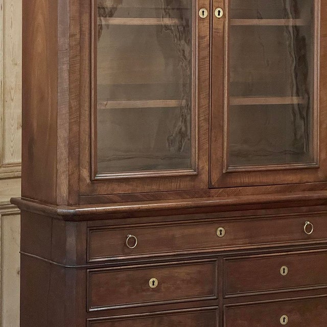 Mid 19th Century 19th Century Louis Philippe Period Walnut Bookcase For Sale - Image 5 of 18