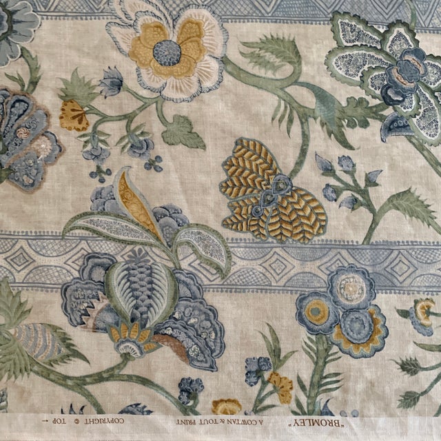 Cowtan & Tout Bromley Linen Fabric 2 Yards Chairish