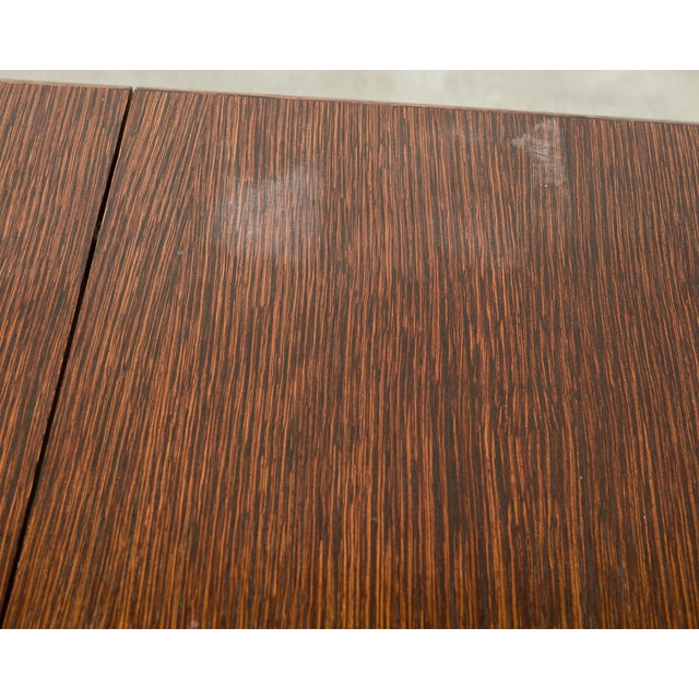 McGuire Organic Modern Rattan and Oak Flip-Top Games Table For Sale - Image 14 of 18