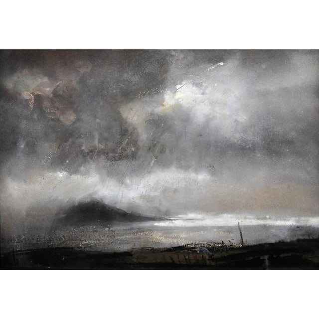 William selwyn. welsh ( b.1933 ). swnt enlli – bardsey sound. watercolour. signed lower right. image size 14.6 inches x...