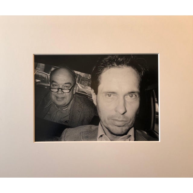 1990s Ryan Weideman, NYC Cabbie and Fare Vintage Silver Gelatin Photo Black White Street Photograph, c.1990 For Sale - Image 5 of 5