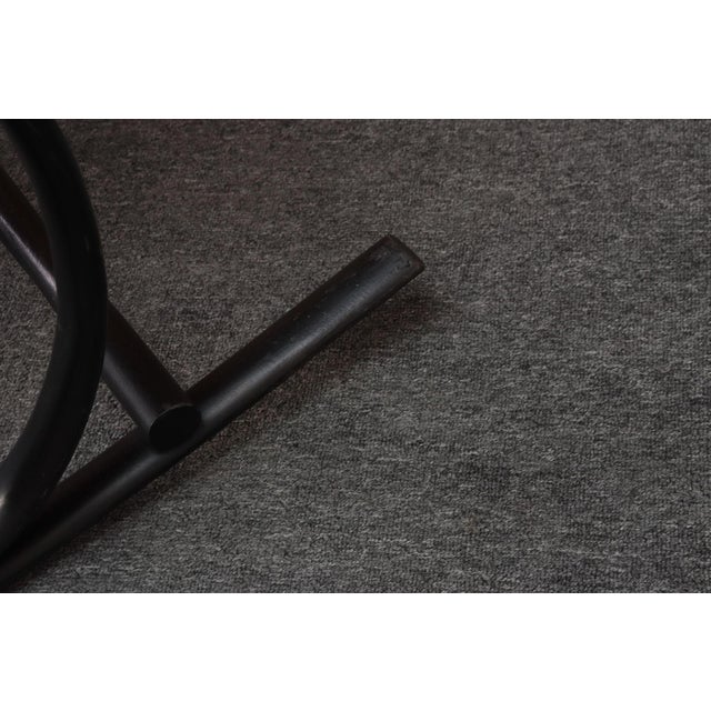 Vintage Thonet Ebonized Bentwood and Rattan Rocking Chair For Sale - Image 15 of 18