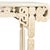 Cream 64" Asian Modern Chinoiserie Cream Lacquer Console Table For Sale - Image 8 of 14