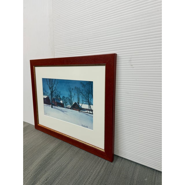 Rustic Robert Cohen Kentlands Mansion Lmt. Ed. Painting, Signed For Sale - Image 3 of 12