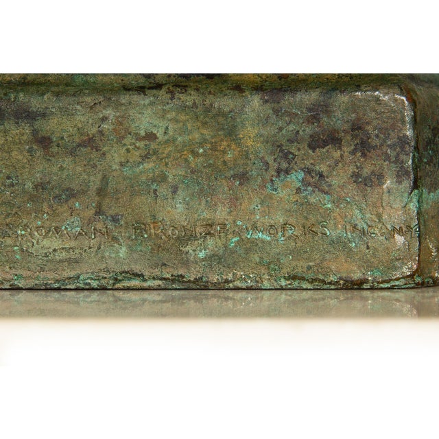 American Bronze Sculpture Fountain “Baby Duck”, Edith Barretto Parsons, 41” H For Sale - Image 14 of 18