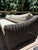 RH Provence Outdoor Sofa – 112" Luxe Depth | Terra Wicker + Sand Perennials® Fabric | Custom Cover Asking: $3,200 (or best...