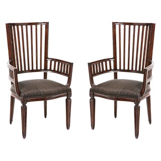 Late 20th Century Rose Tarlow Armchairs - a Pair For Sale