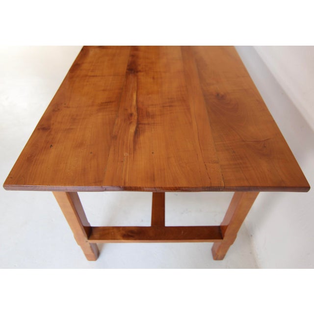 Vintage Cherrywood Dining Table For Sale - Image 13 of 18