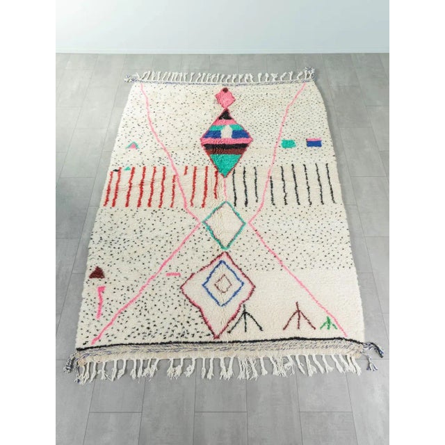 Beige Wool Berber Rug, 2010s For Sale - Image 3 of 10