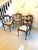 Antique Edwardian Mahogany Corner Chairs, 1920s, Set of 4 For Sale - Image 3 of 15