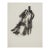 Early 20th Century French Impressionist Study of Couple Watercolor Painting For Sale
