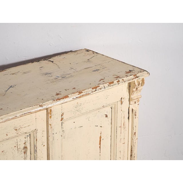 Small Vintage White Buffet, 1920s For Sale - Image 4 of 11