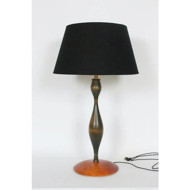 High Eva Zeisel, RB Universal Woodworks produced Maple Table Lamp, 1999. Featuring her classic slender, smooth corseted...
