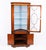 Vintage English Flame Mahogany Display Cabinet For Sale - Image 10 of 18