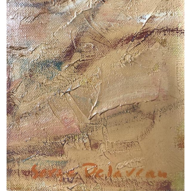 Serge DELAVEAU, The Portuguese Fisherwoman, 1980s, Oil on canvas, signed For Sale - Image 3 of 7