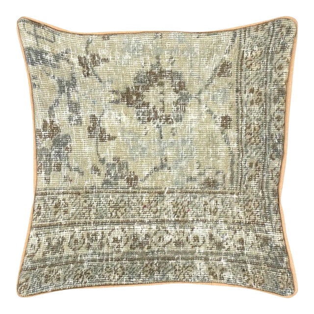 1960s Persian Kerman Pillow For Sale