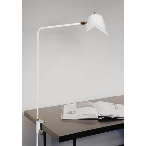 Table lamp model 'simple agrafée table lamp' designed by serge mouille in 1957. manufactured by editions serge mouille in...