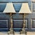 RARE PAIR OF 17TH-CENTURY ITALIAN BAROQUE BRONZE ALTAR CANDELABRA — LAMP CONVERSIONS An exceptional matched pair of...
