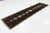 Textile Hand-Knotted Modern Gabbeh Wool Runner – Dark Brown Tribal With Diamond Pattern For Sale - Image 7 of 7