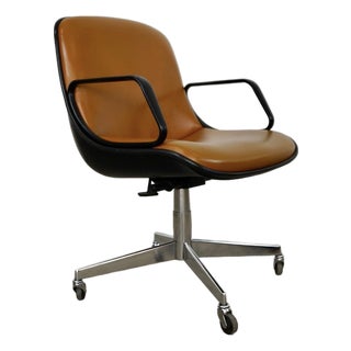 1970’s Mid-Century Modern Knoll Style Office Desk Chair For Sale