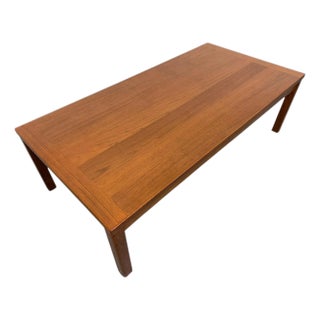 Mid-Century Danish Modern Teak Coffee Table - Refinished! For Sale