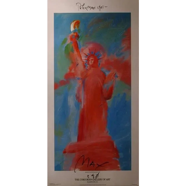 Contemporary Liberty Version 4, Peter Max For Sale - Image 3 of 3