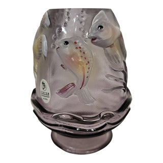 Mid Century Modern Fenton Atlantis Fairy Lamp For Sale