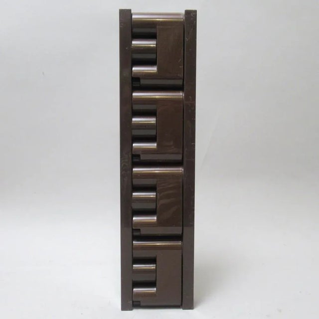 Brown Mini Vip Wall Coat Rack from Velca, 1970s For Sale - Image 8 of 9