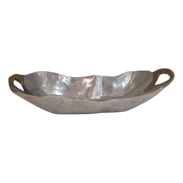 Brutalist Fountain in Brass and Aluminum by David Marshall, Spain, 1980s For Sale