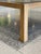 Vintage Oak & Steel Top Square Coffee Table For Sale - Image 12 of 12