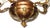 Copper Art Deco French Brass and Glass Five-Light Chandelier, 1940s For Sale - Image 8 of 13