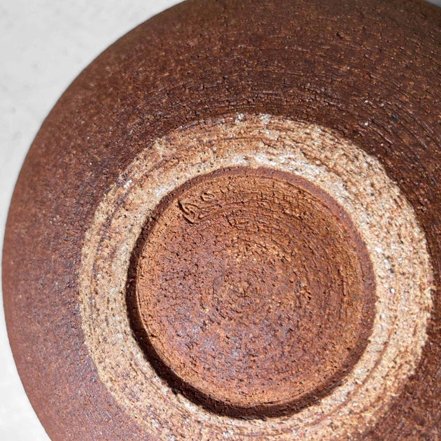 Mid-Century Shigaraki Ikebana Flower Vase, 1970s For Sale - Image 11 of 15