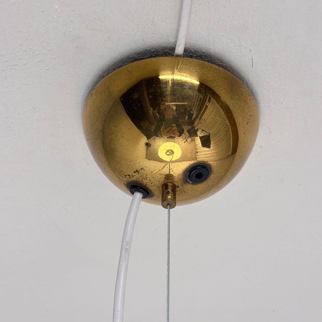 Metal Vintage Italian 1104 Pendant Lamp from Stilnovo, 1960s For Sale - Image 7 of 14