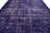 Islamic Purple Vintage Overdyed Handmade Medallion Motif Oversize Wool Rug For Sale - Image 3 of 9