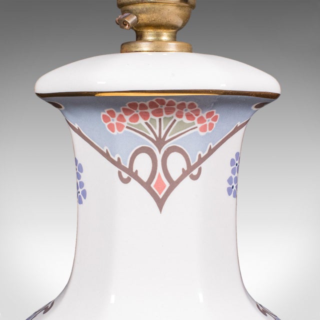 Pair of Vintage Liberty London Table Lamp Bases, English, Ianthe Pattern, Light For Sale - Image 9 of 10